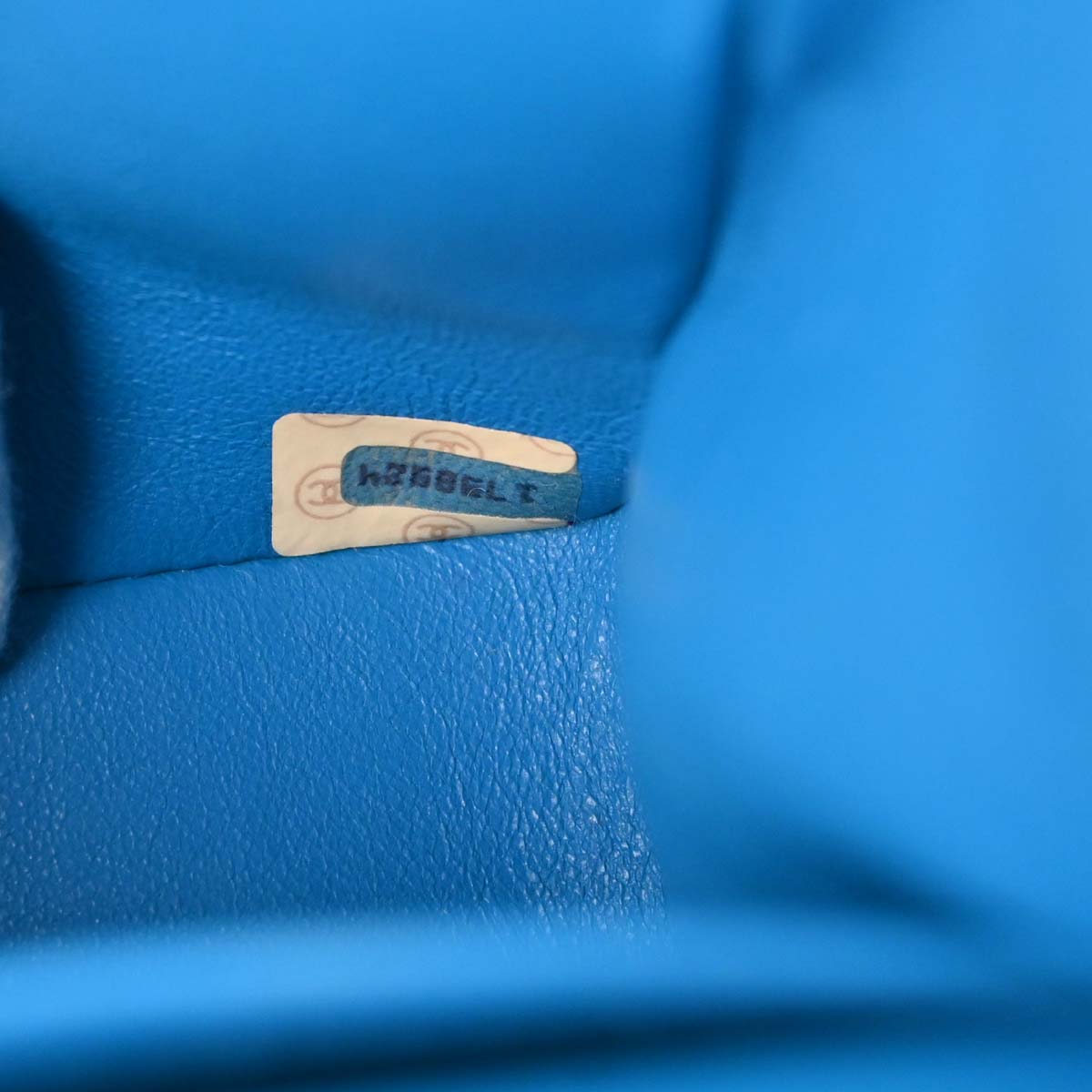 Chanel Blue Lambskin Small Classic Double Flap Shoulder Bag