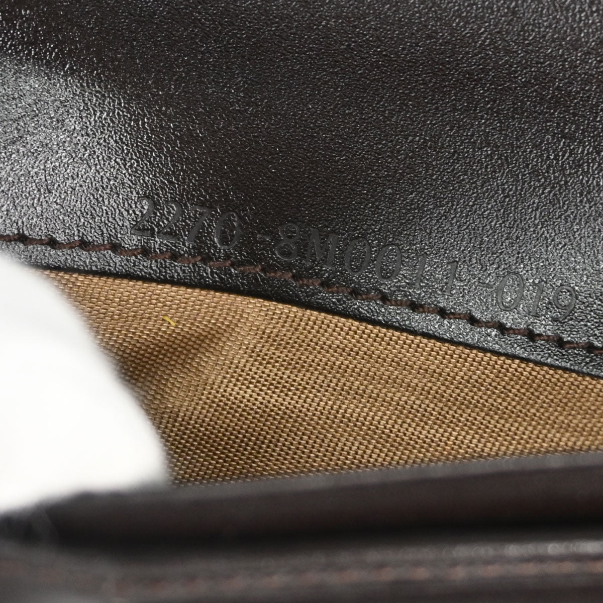 Fendi Brown Zucca Trifold Wallet Purse