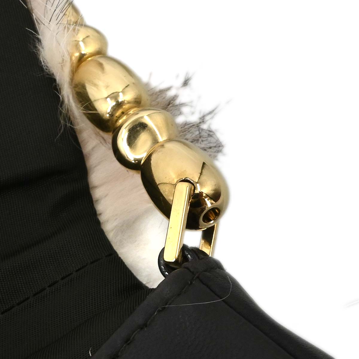 Christian Dior 2000 Fur Malice Pearl Handbag