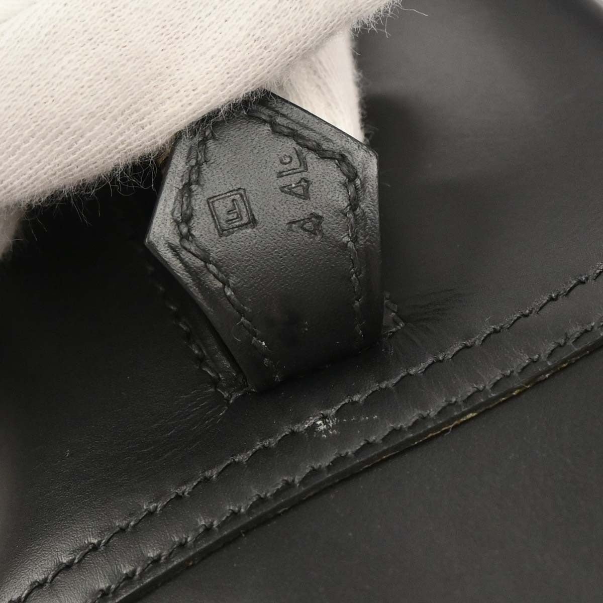 Hermes 2002 Black Chamonix Plume 32 Handbag