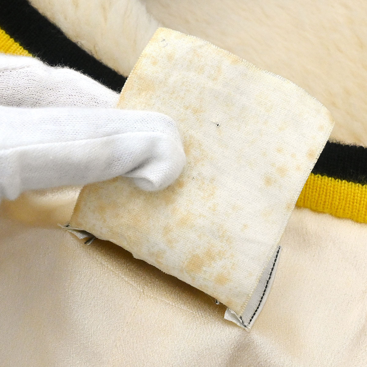 Chanel * 1994 Long Sleeve Alpaca Jacket Coat Ivory #38