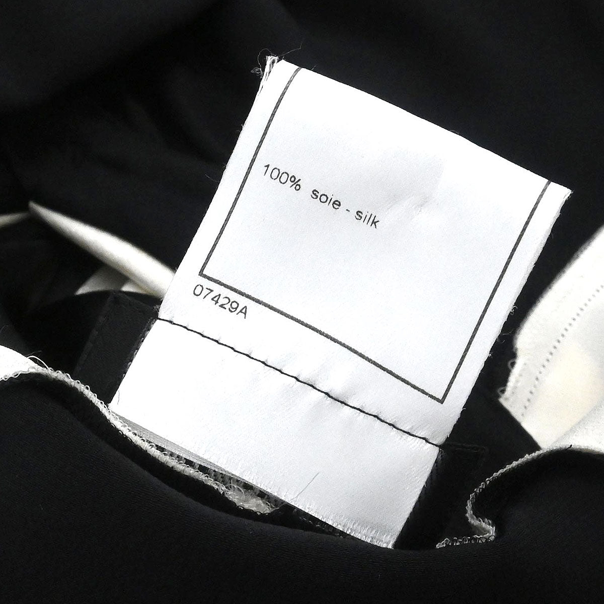 Chanel 1998 Blouse Shirt Black #42