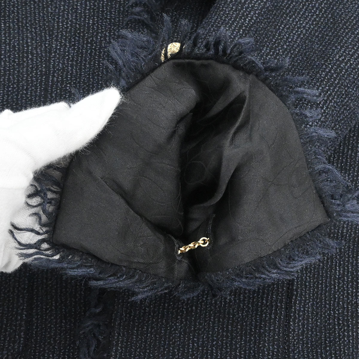 Chanel 2004 Single Breasted Jacket Black #42