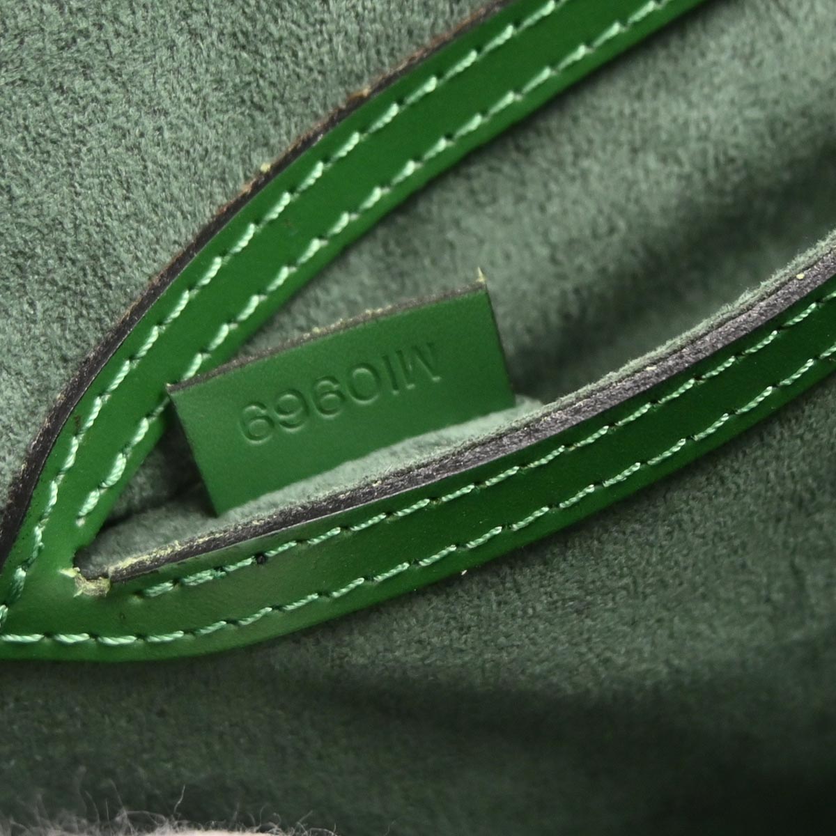 Louis Vuitton Green Epi Alma Handbag M52144