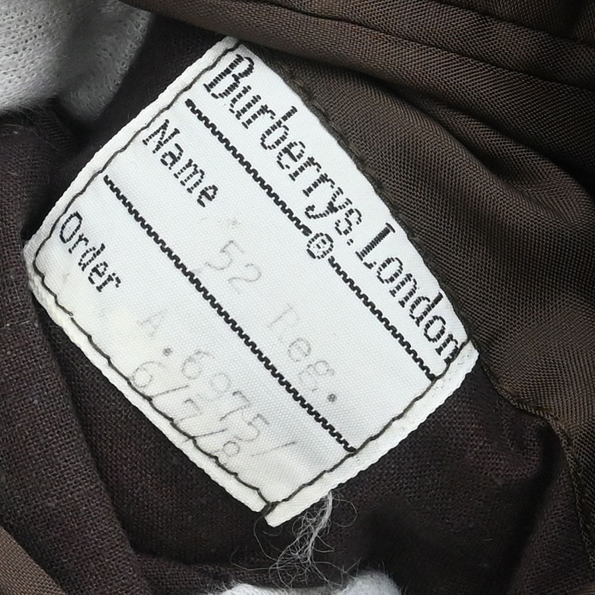 Burberrys Single Breasted Jacket Brown