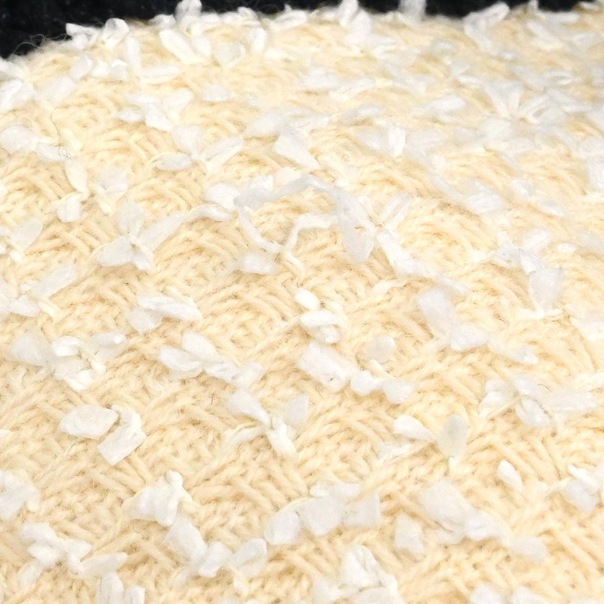 Chanel 1995 Collarless Single Breasted Jacket Ivory #38