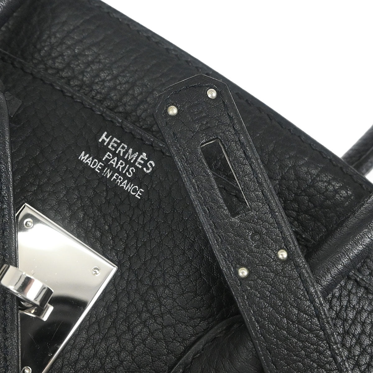 Hermes Black Togo Birkin 35 Handbag