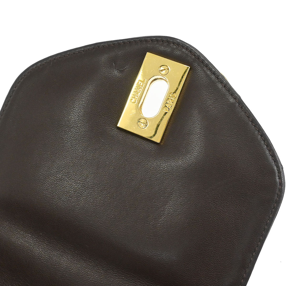 Chanel Brown Lambskin Bicolore Supermodel Shoulder Bag