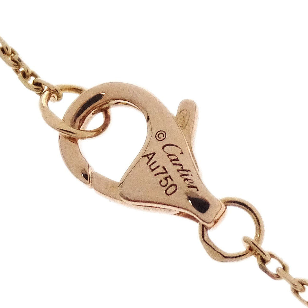 Cartier Panthere Pendant Necklace Au750 Tsavorite Garnet Gold Jewelry