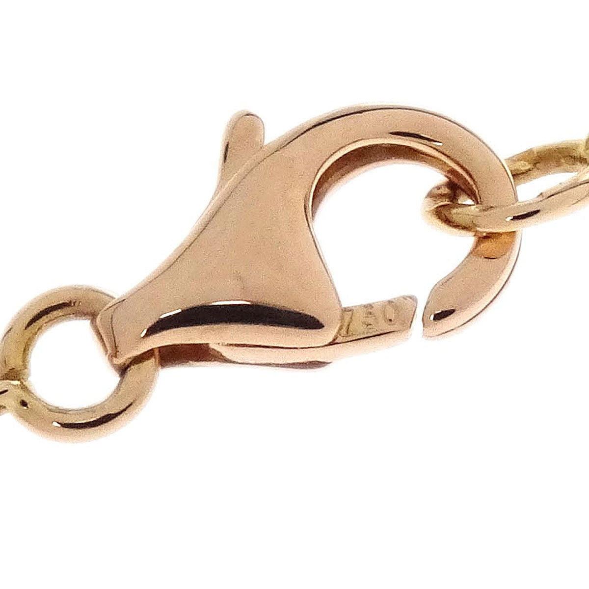 Van Cleef & Arpels Alhambra Pendant Necklace Sable Diamond Au750 Jewelry