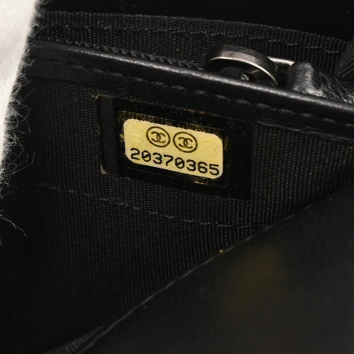 Boy Chanel 2014-2015 Black Lambskin Chain WOC Shoulder Bag