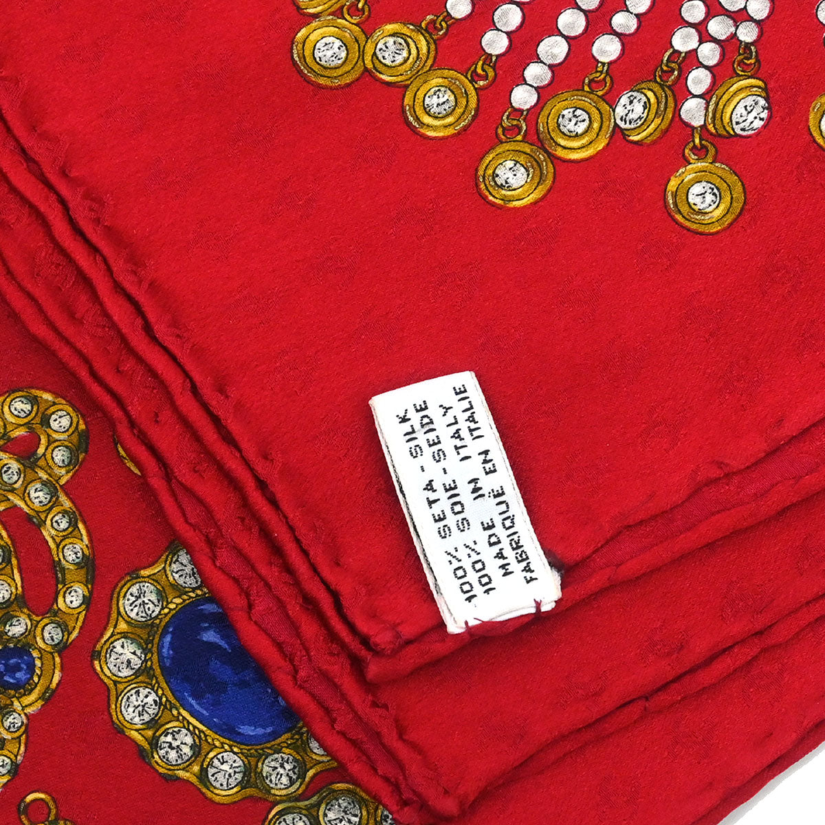 Chanel Red Scarf Small Good