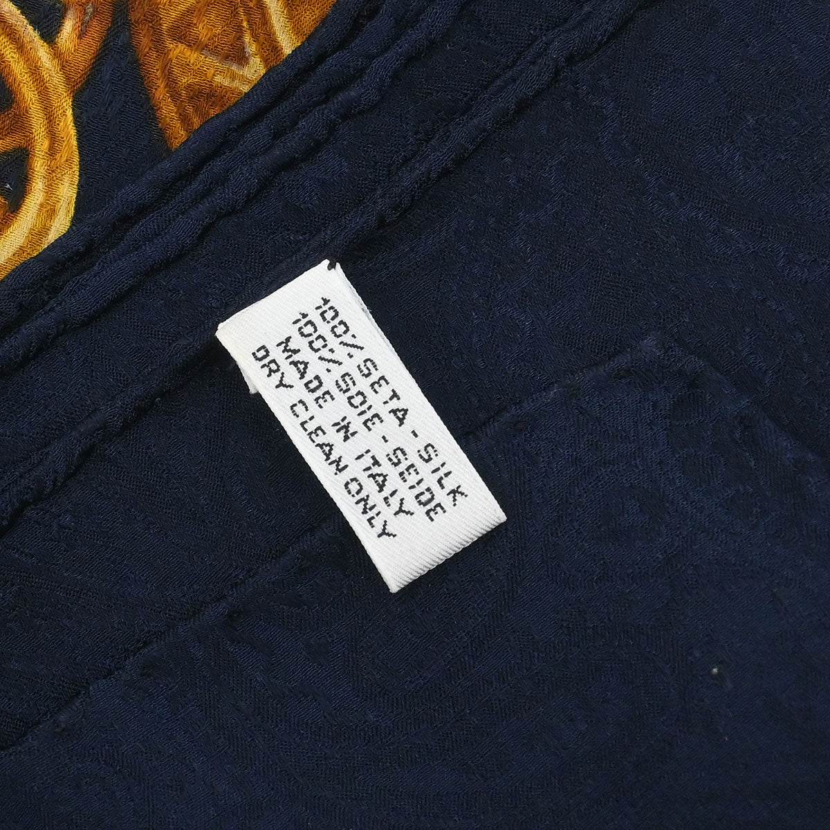 Chanel Navy Scarf Small Good