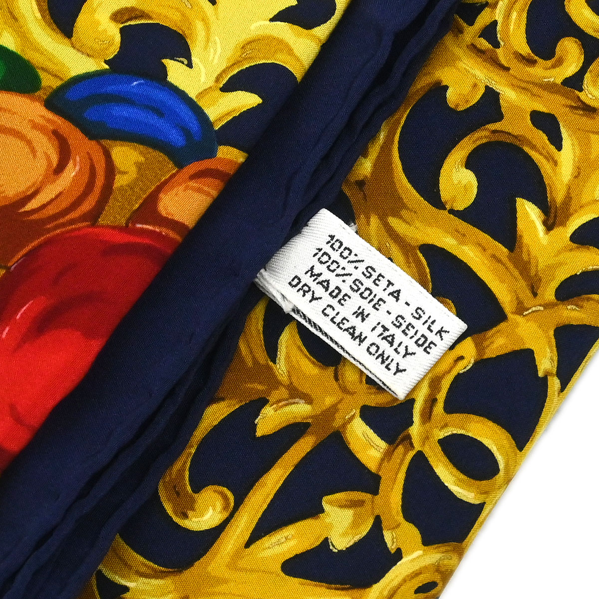 Chanel Navy Scarf Small Good