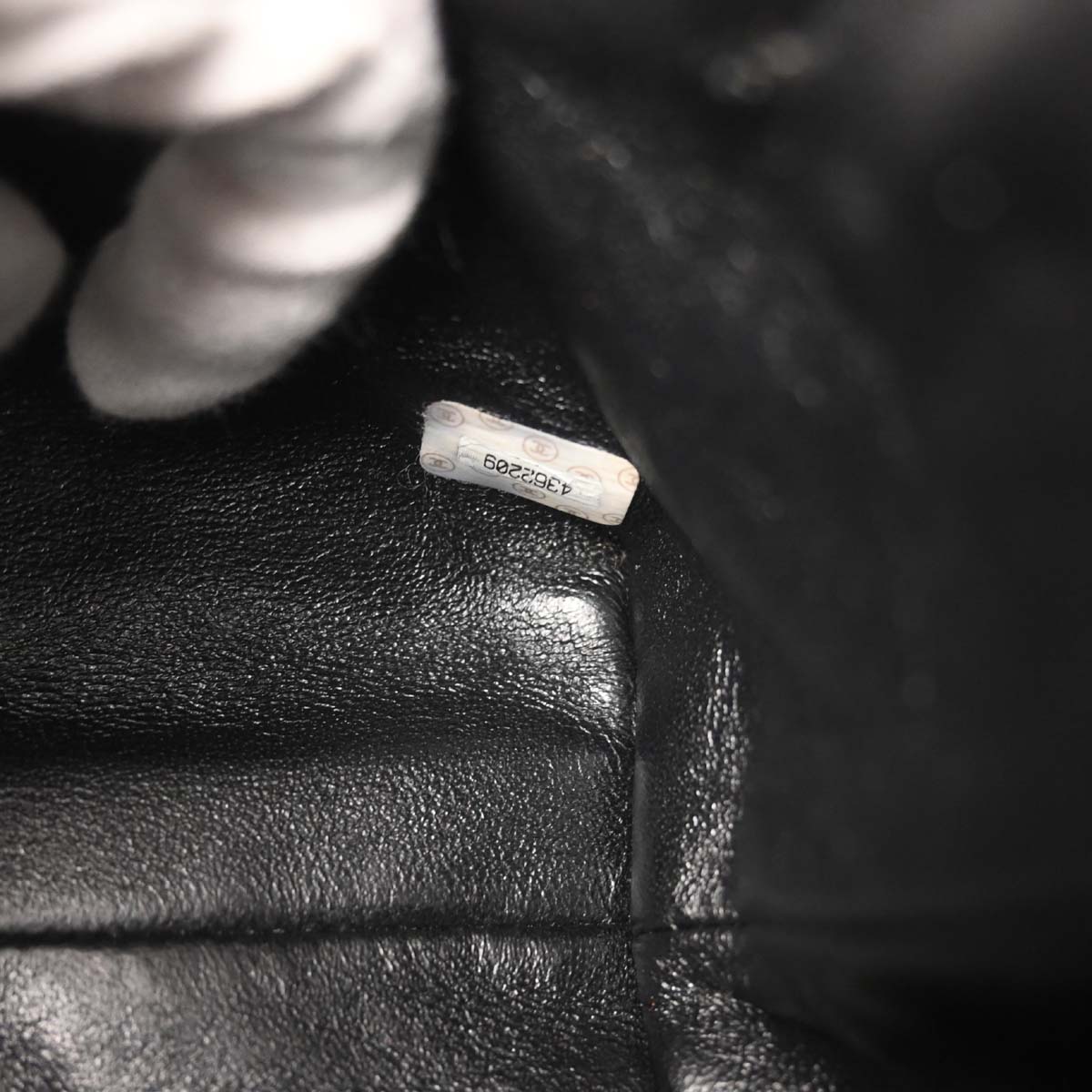 Chanel 1996-1997 Black Lambskin Kelly Top Handle Handbag