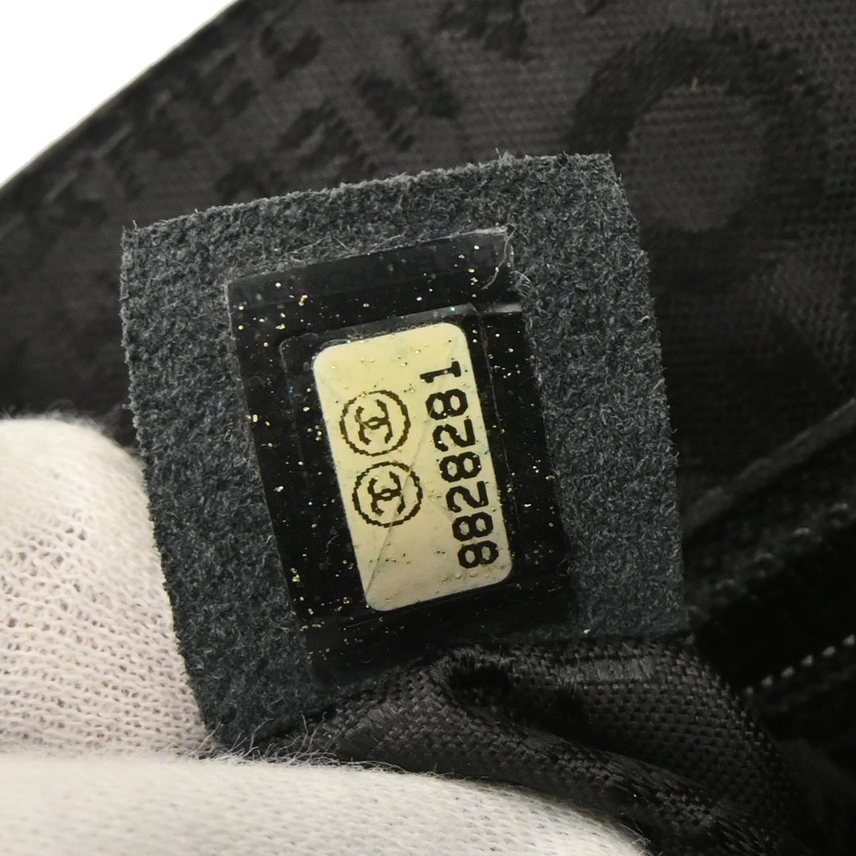 Chanel Black Caviar Skin Accordion Flap Handbag