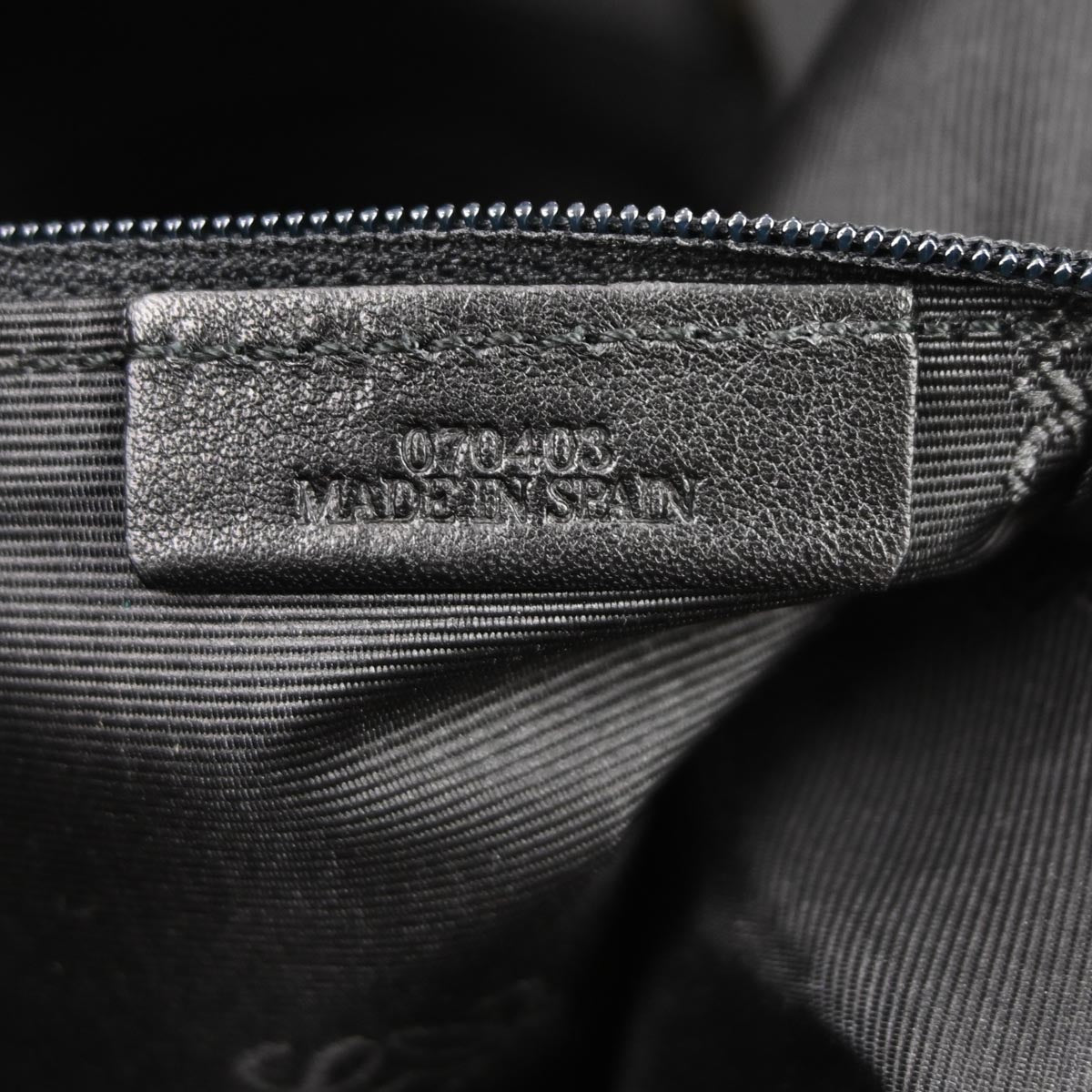 Loewe Black Leather Amazona 40 Handbag