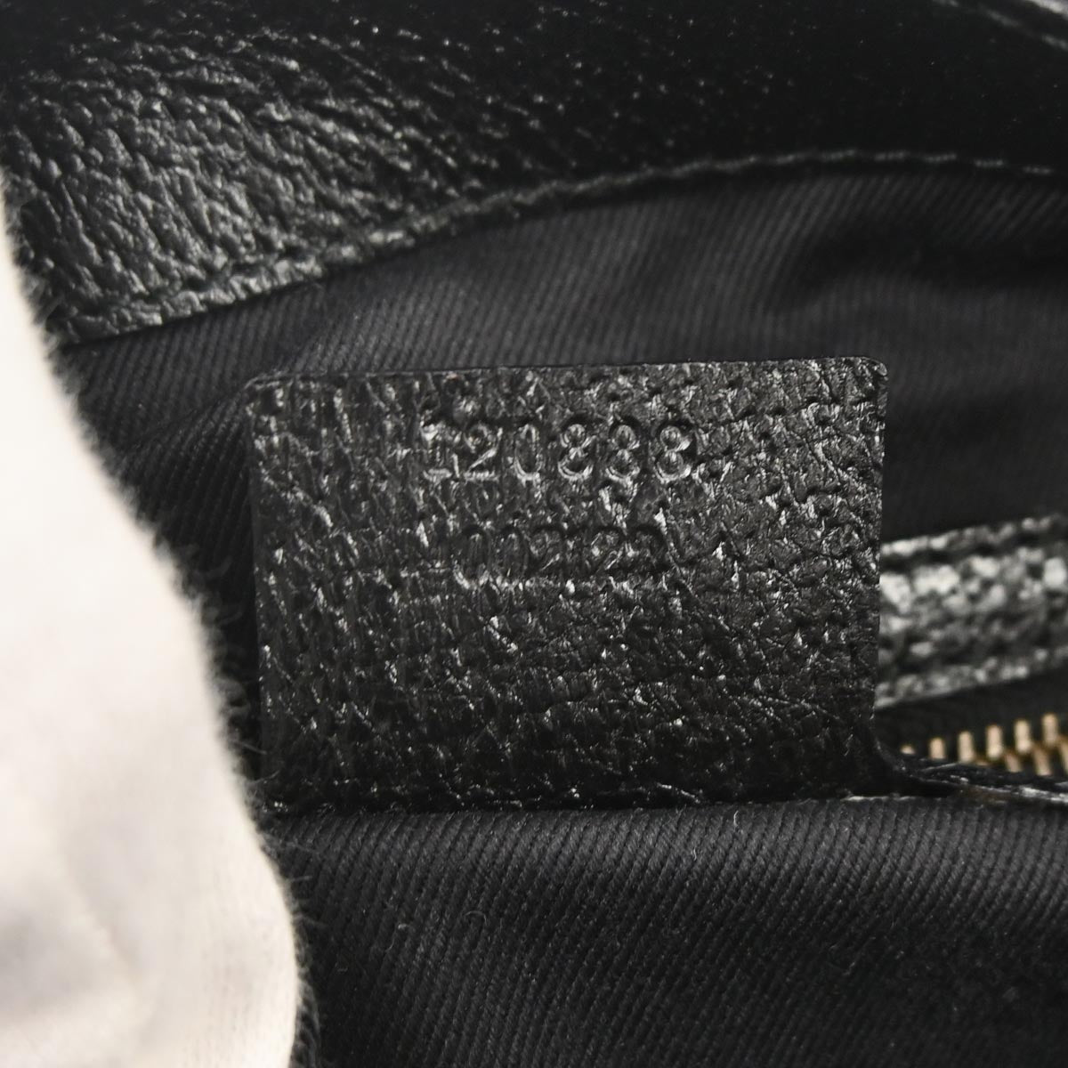 Gucci Black Canvas New-Jackie GG Hobo Handbag