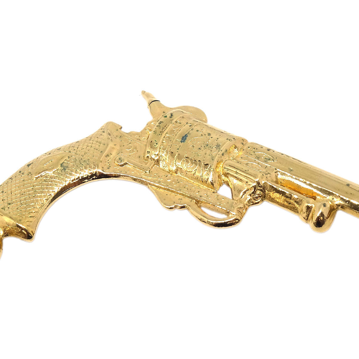 Chanel Gun Brooch Pin Gold