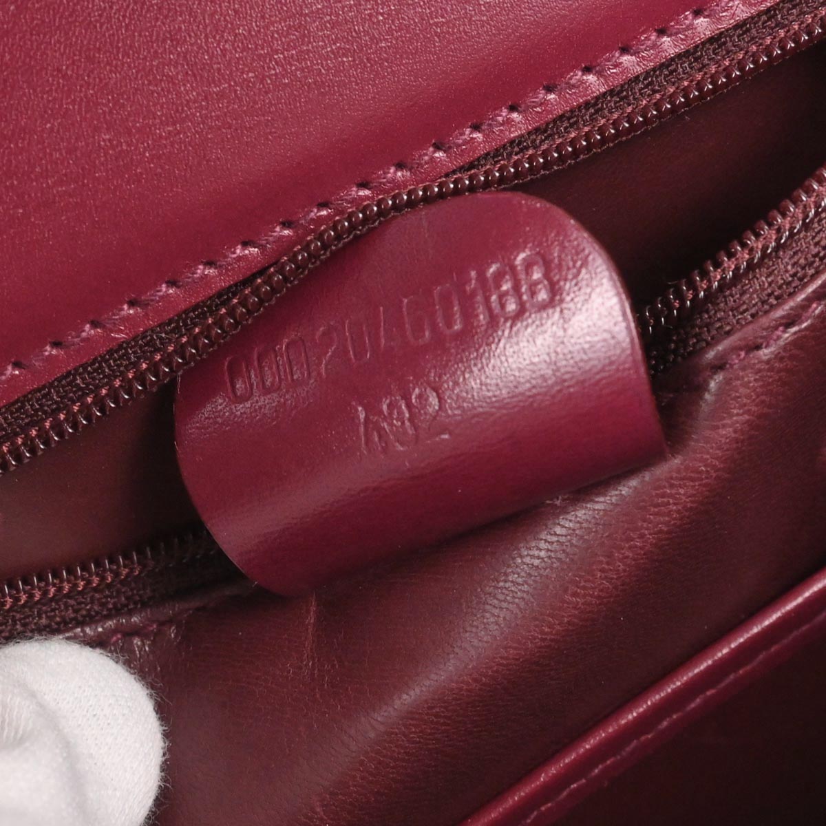 Gucci * Purple Crocodile Bamboo 2way Shoulder Handbag