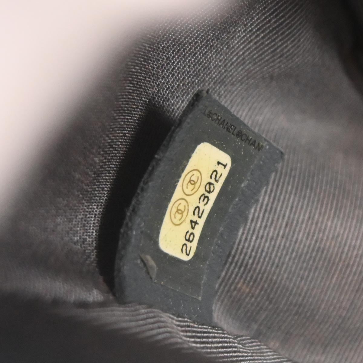 Boy Chanel 2018-2019 Gray Lambskin Chevron Small Chain Shoulder Bag