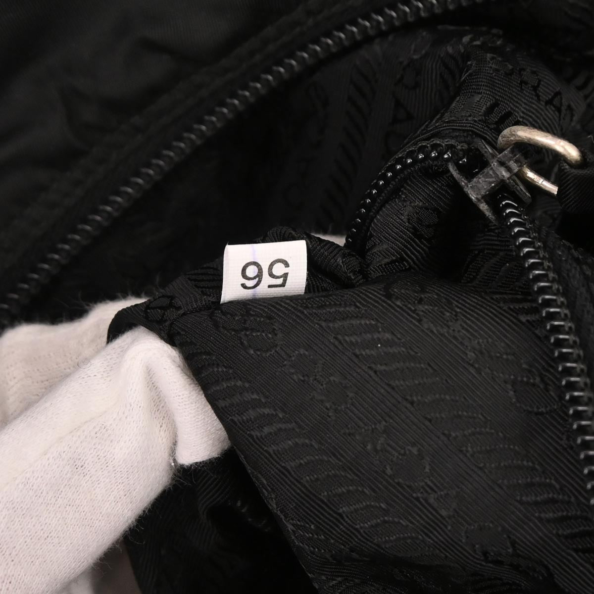 Prada Black Nylon 2way Shoulder Duffle Bag