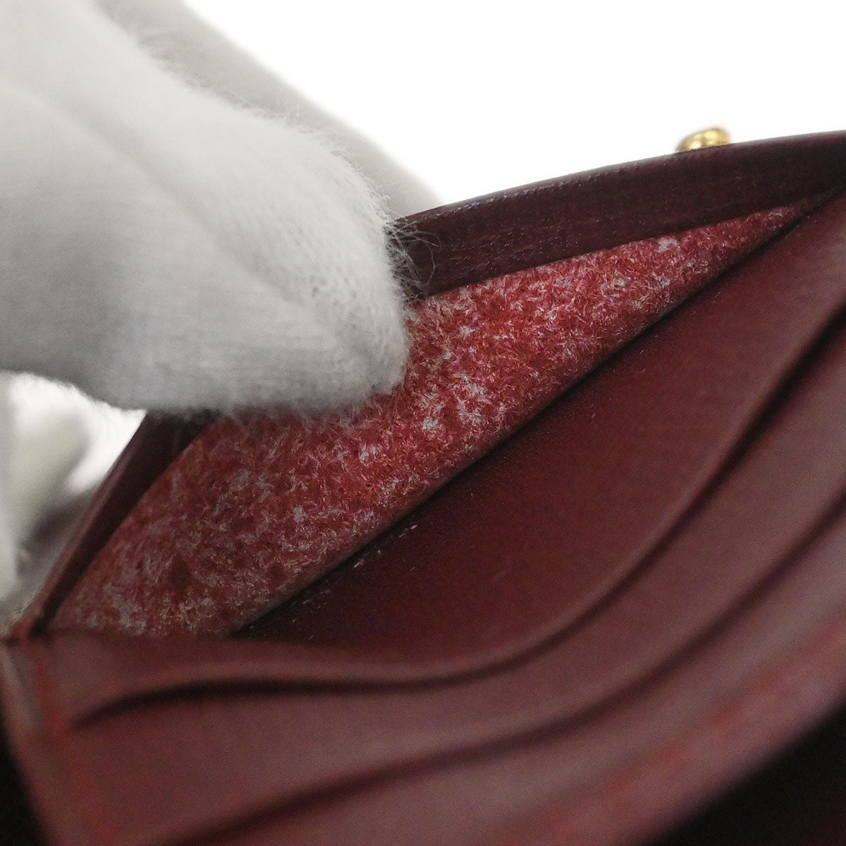 Cartier Must de Cartier Wallet Leather Bordeaux