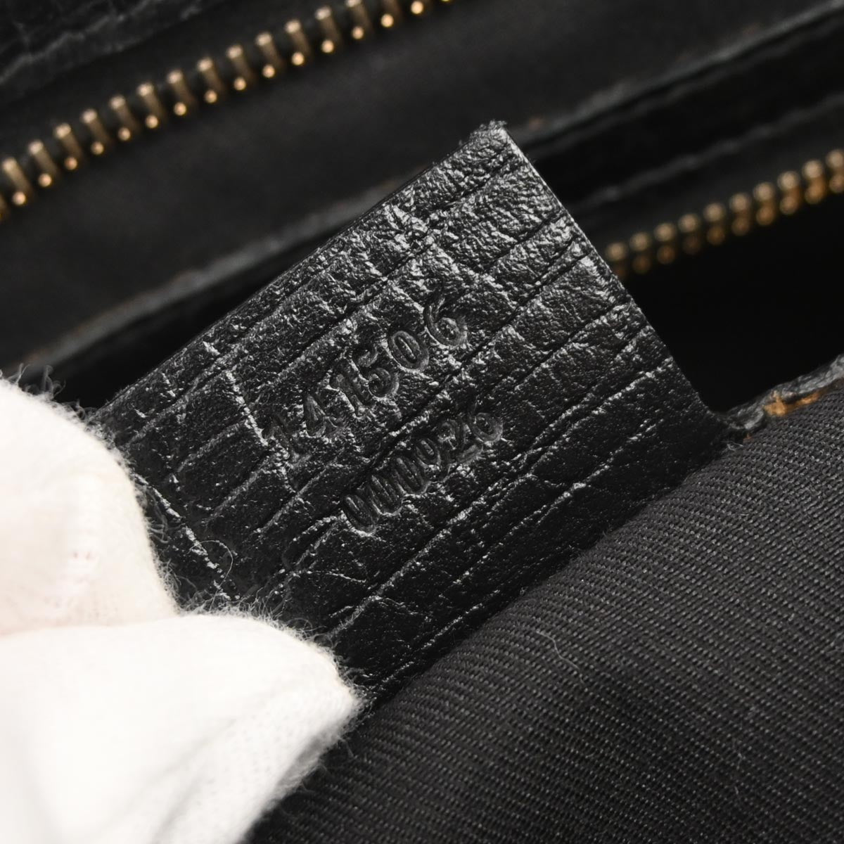 Gucci Black Canvas GG Shoulder Bag