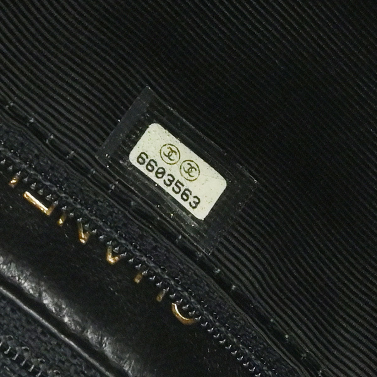 Chanel Black Caviar Skin Tote Handbag