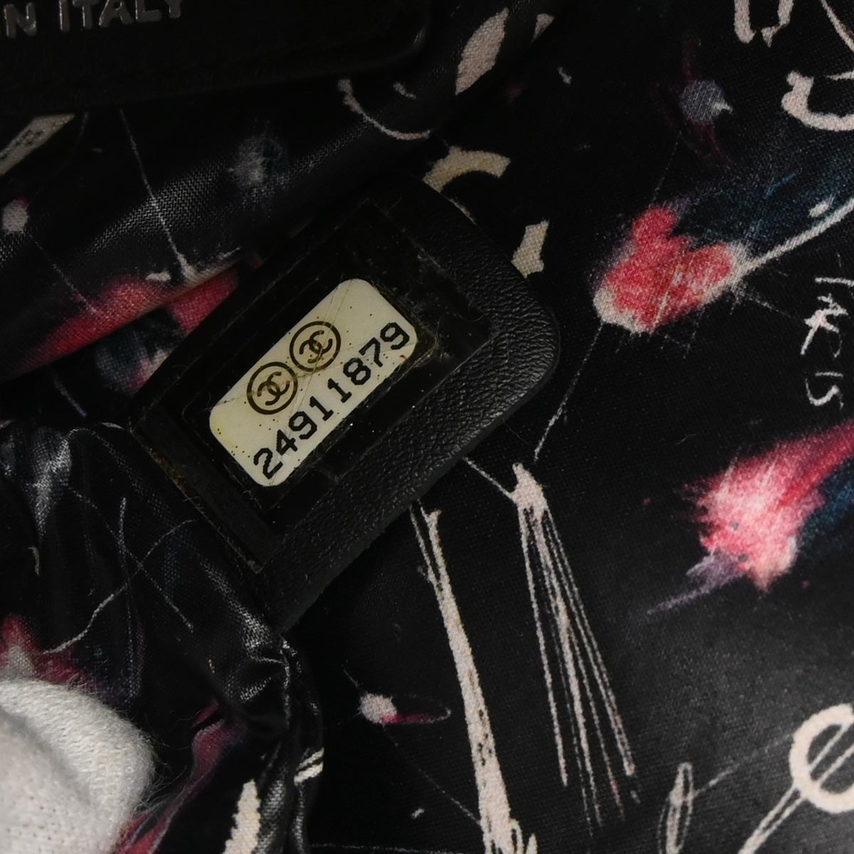 Chanel 2017-2018 Silver Calfskin Ground Control Tote Bag