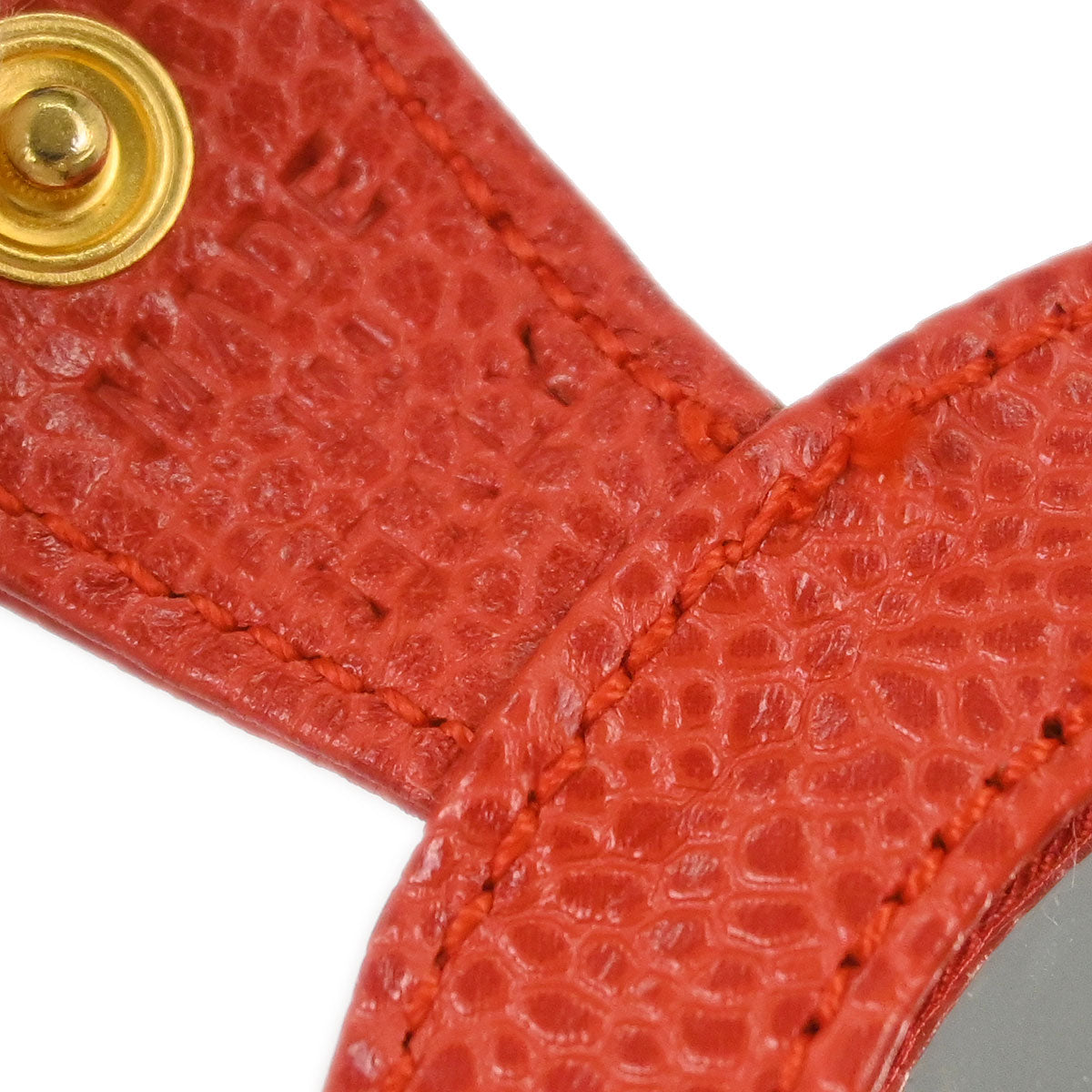 Chanel Red Caviar Skin Compact Mirror Small Good