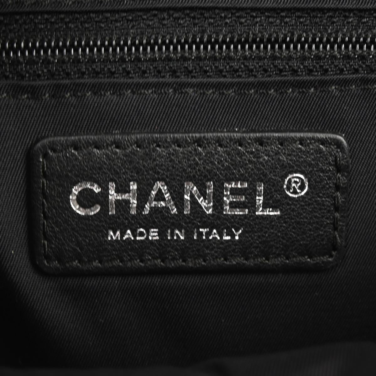 Chanel Black Pony Hair Canvas Sport Line Flap Chain Shoulder Bag