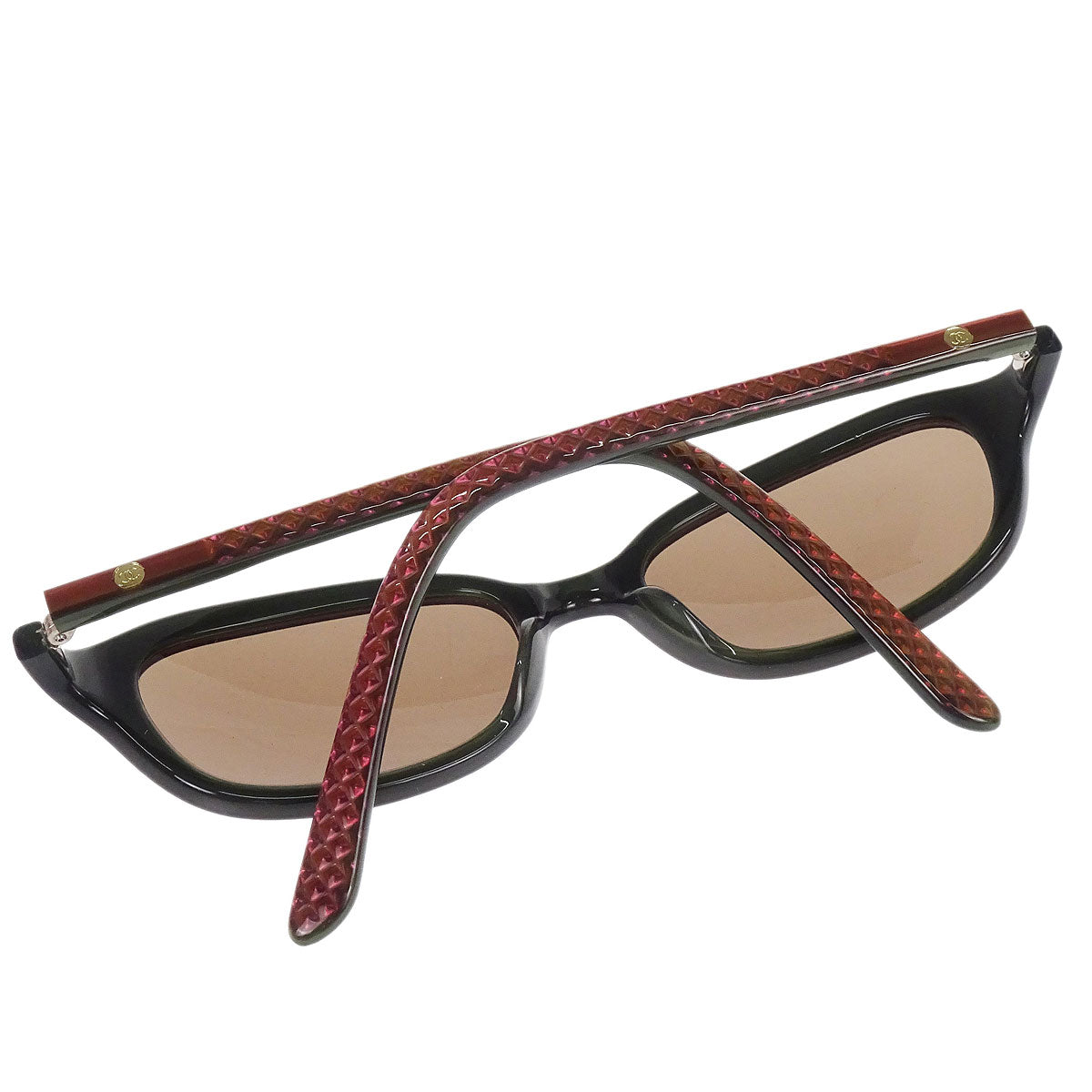 Chanel Sunglasses Eyewear Brown Small Good