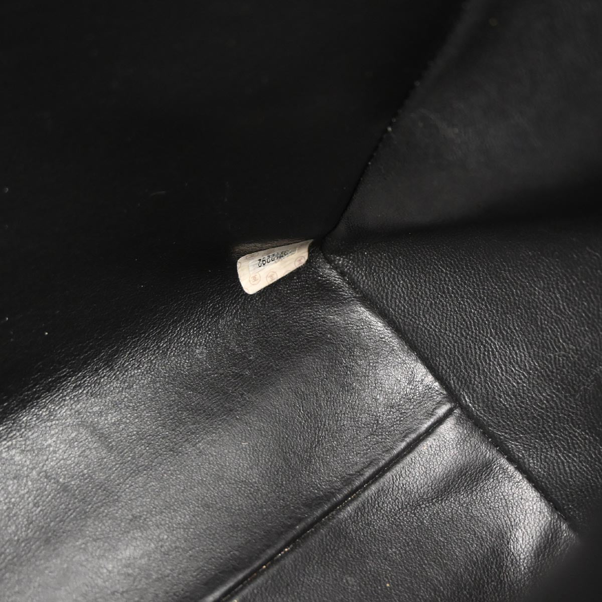 Chanel 1994-1996 Black Caviar Skin Top Handle Handbag