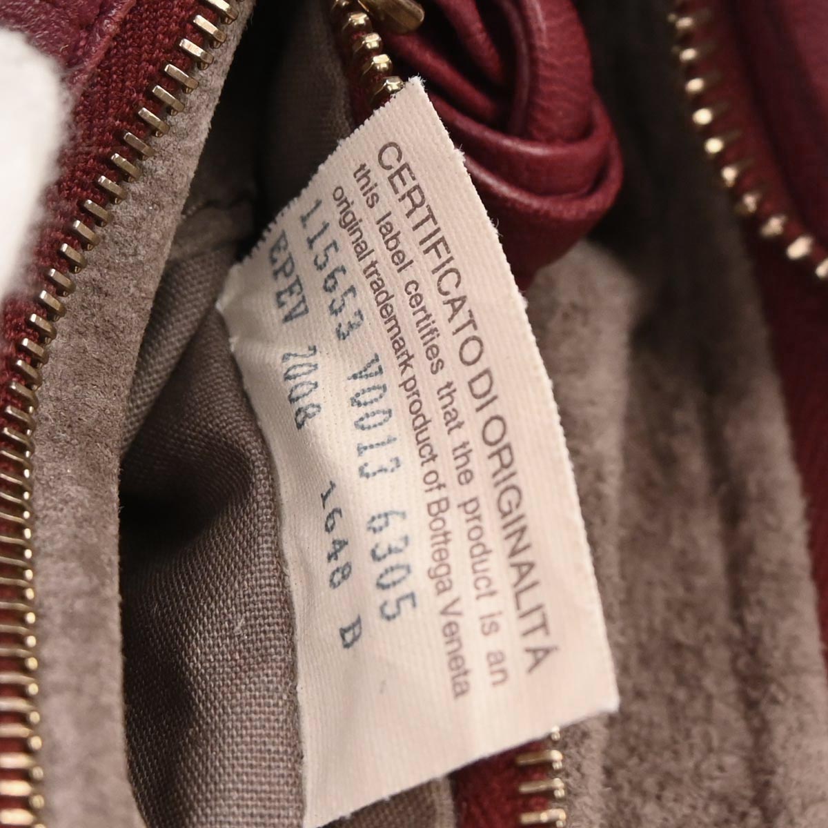 Bottega Veneta Red Lambskin Intrecciato Hobo Handbag