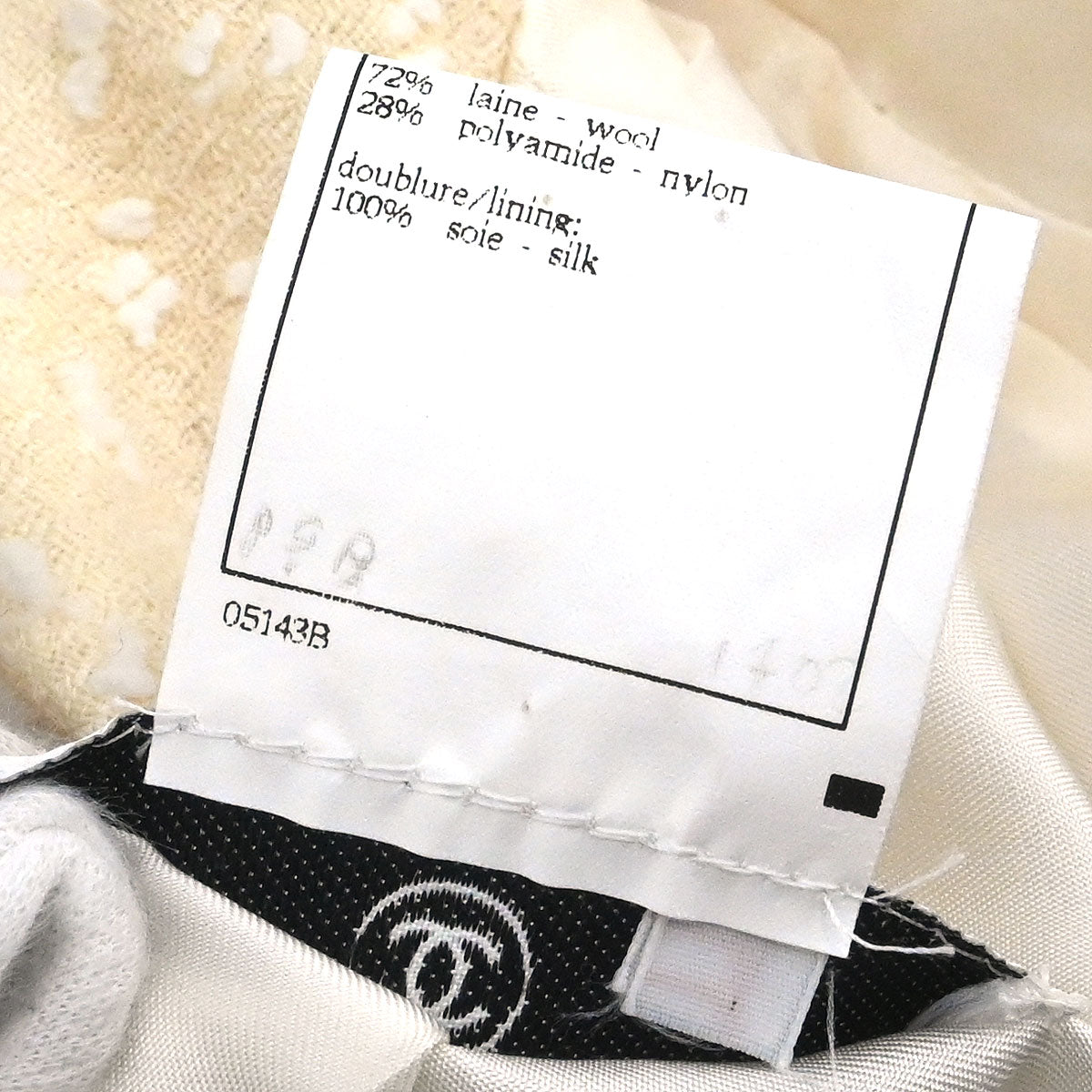 Chanel 1997 Double Breasted Jacket Ivory #40