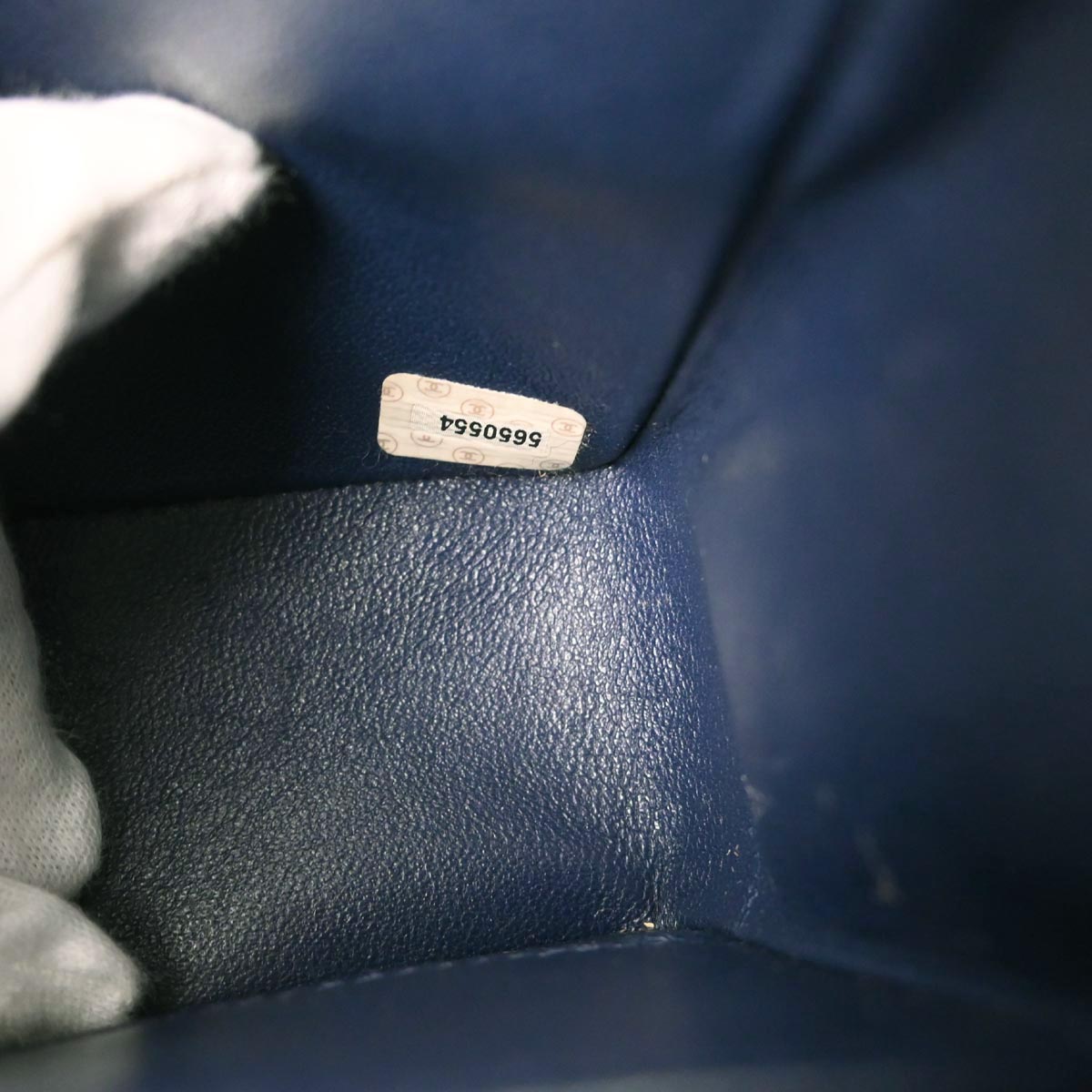 Chanel Blue Denim Medium Classic Double Flap Shoulder Bag