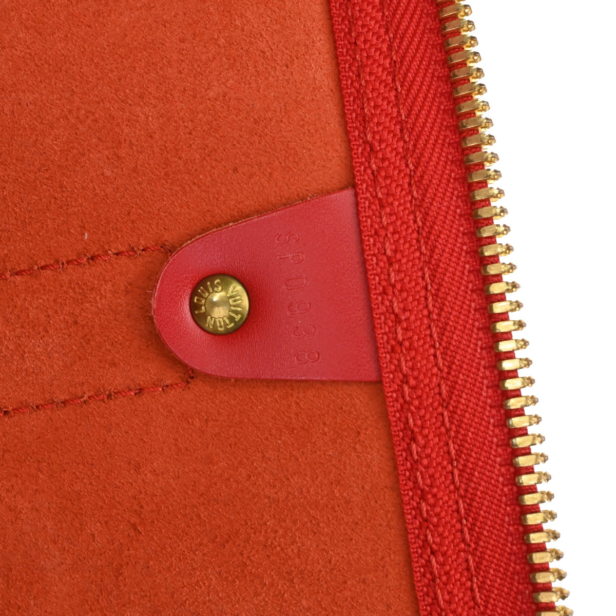 Louis Vuitton Red Epi Keepall 50 Travel Handbag M42967