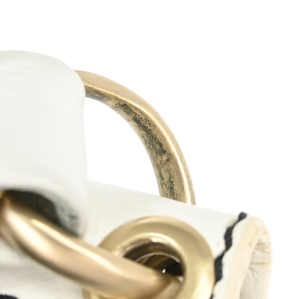 Chanel Black White Canvas CC Handbag