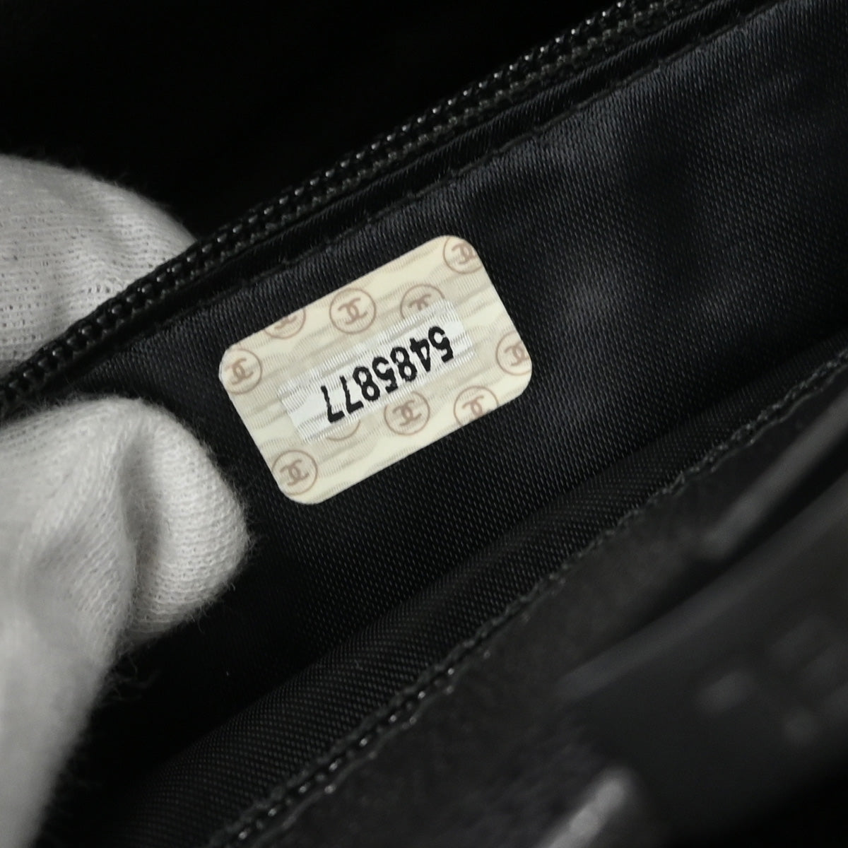 Chanel Black Calfskin Shoulder Tote Bag