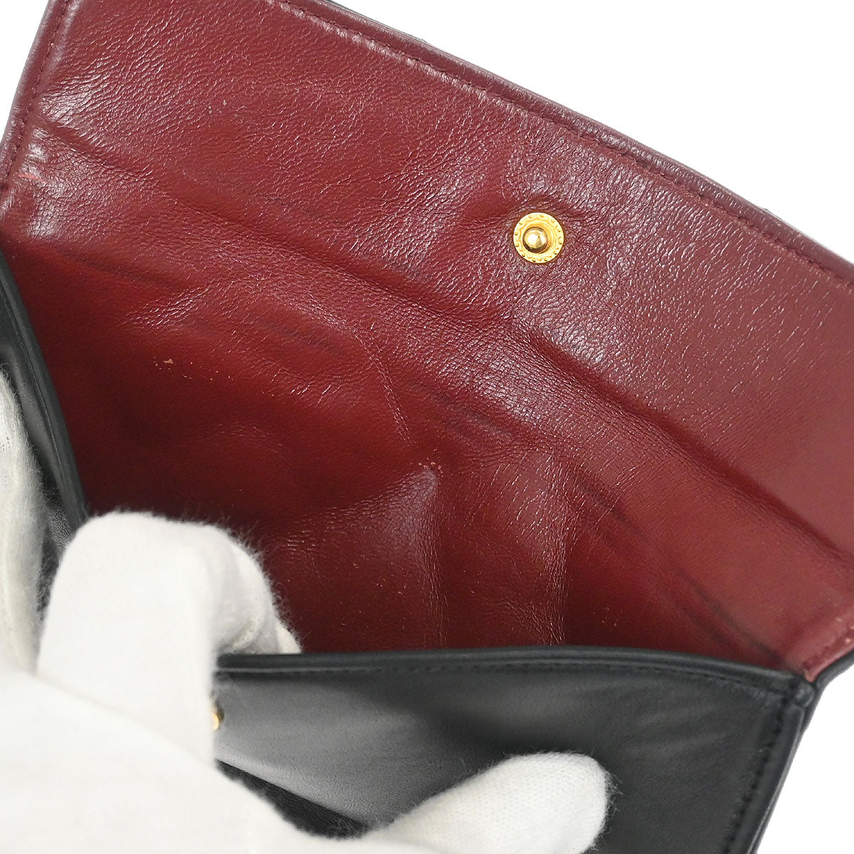 Chanel 1989-1991 Black Lambskin Single Flap Shoulder Bag