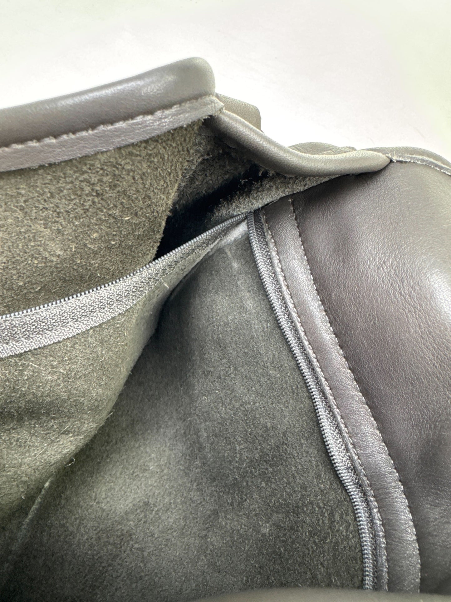 Coach Gray Leather Handbag