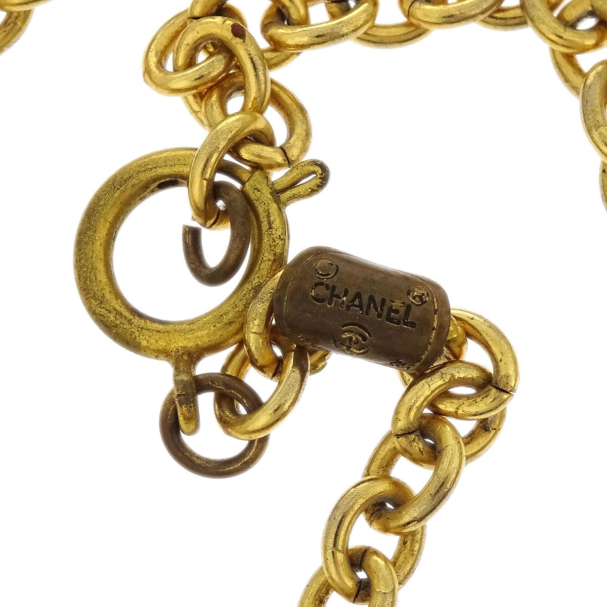 Chanel CC Charm Gold Chain Necklace