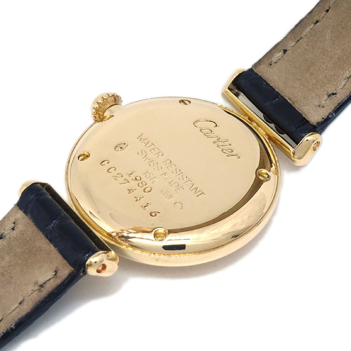Cartier * Must Colisee Ref.1980 Quartz Watch 18KYG