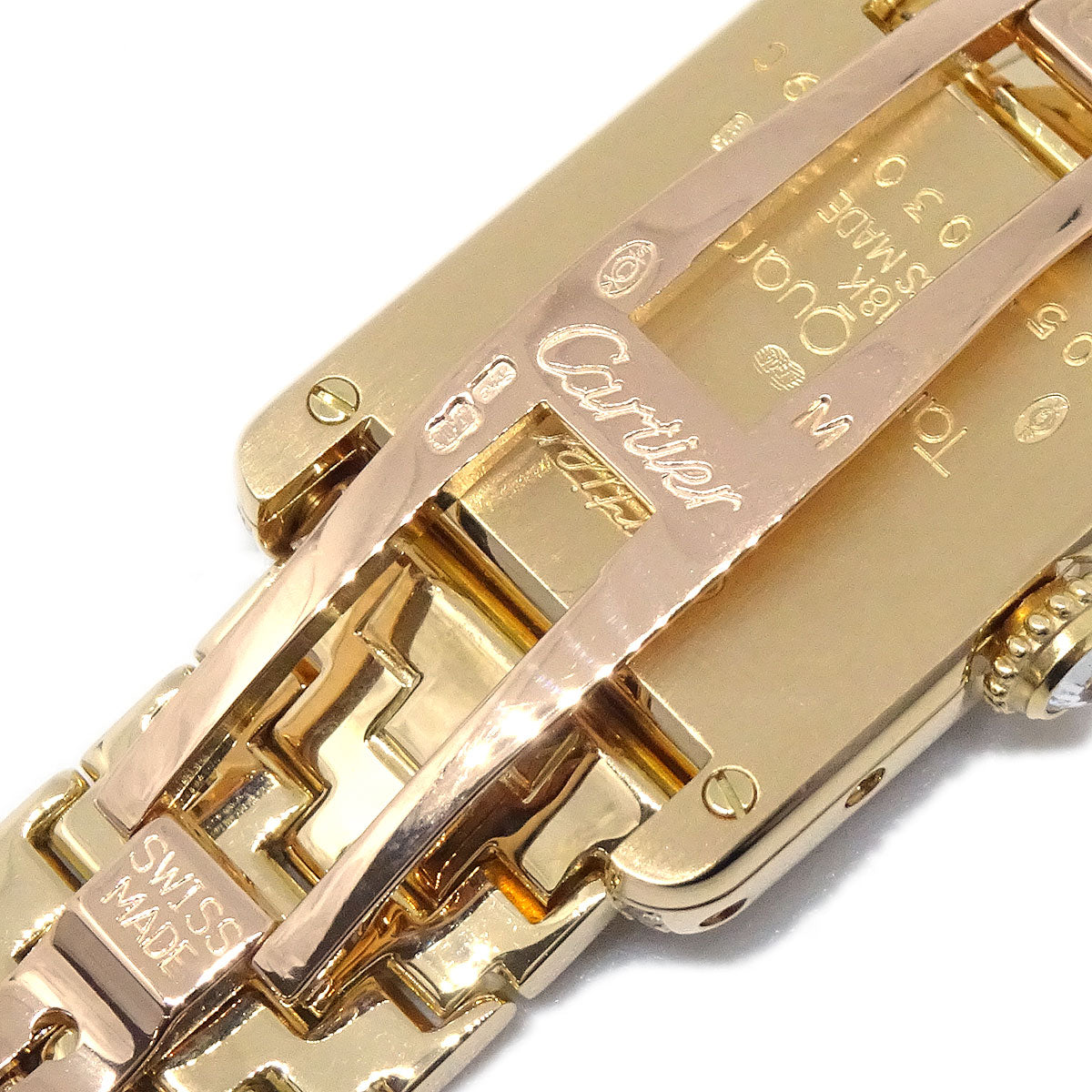 Cartier Tank SM Quartz Watch 18KYG