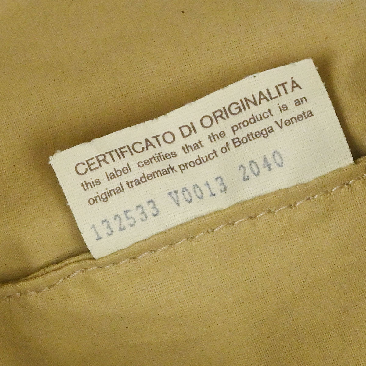 Bottega Veneta Brown Lambskin Intrecciato Pouch