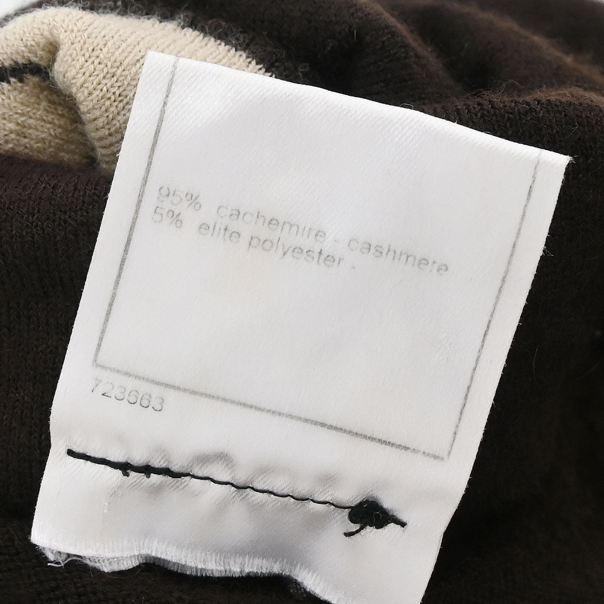 Chanel 2004 Sweater Top Brown #38