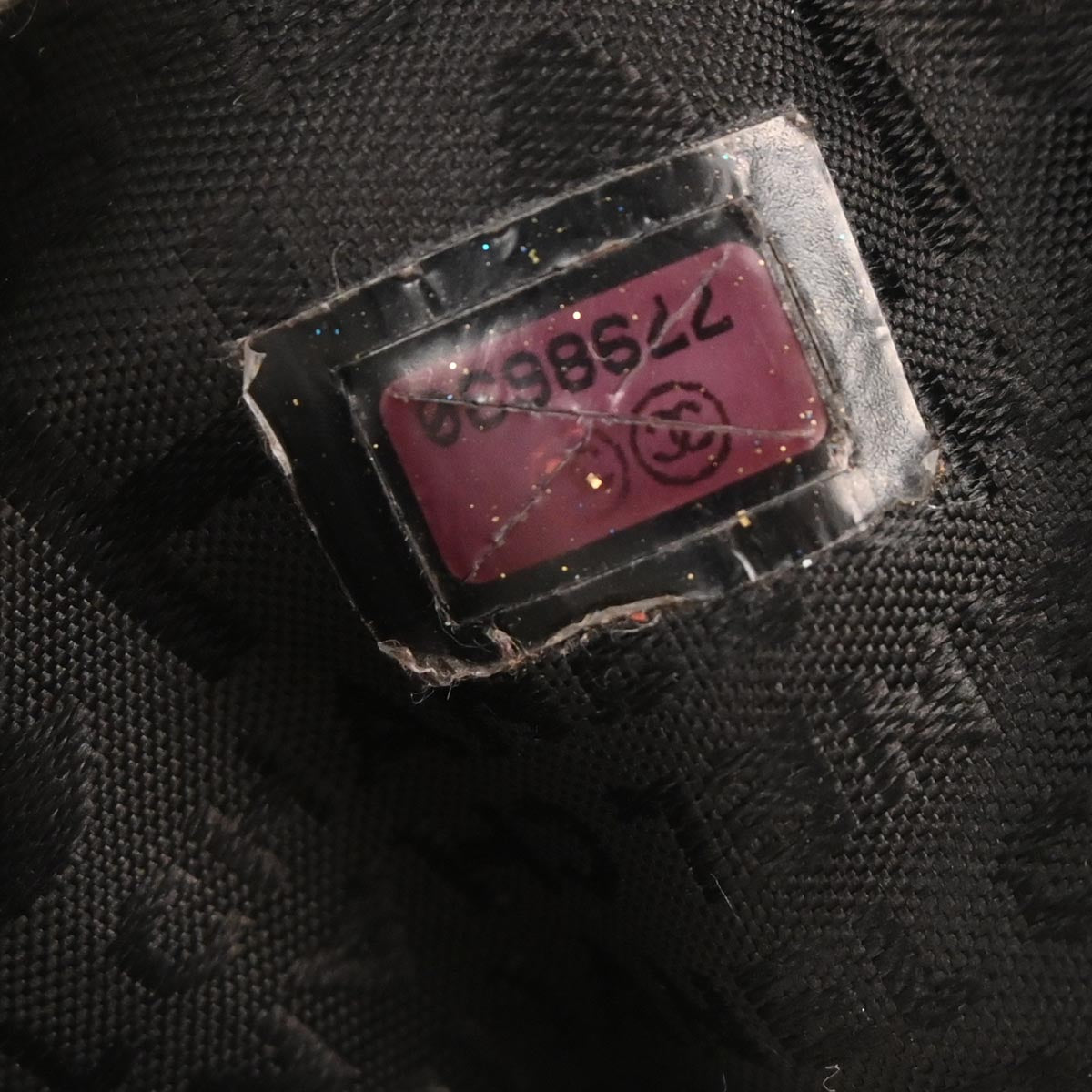 Chanel Black Lapin Fur Handbag