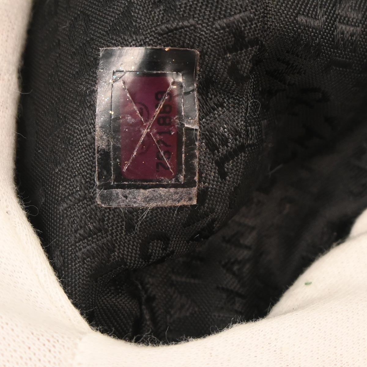 Chanel Blue Lapin Fur Handbag