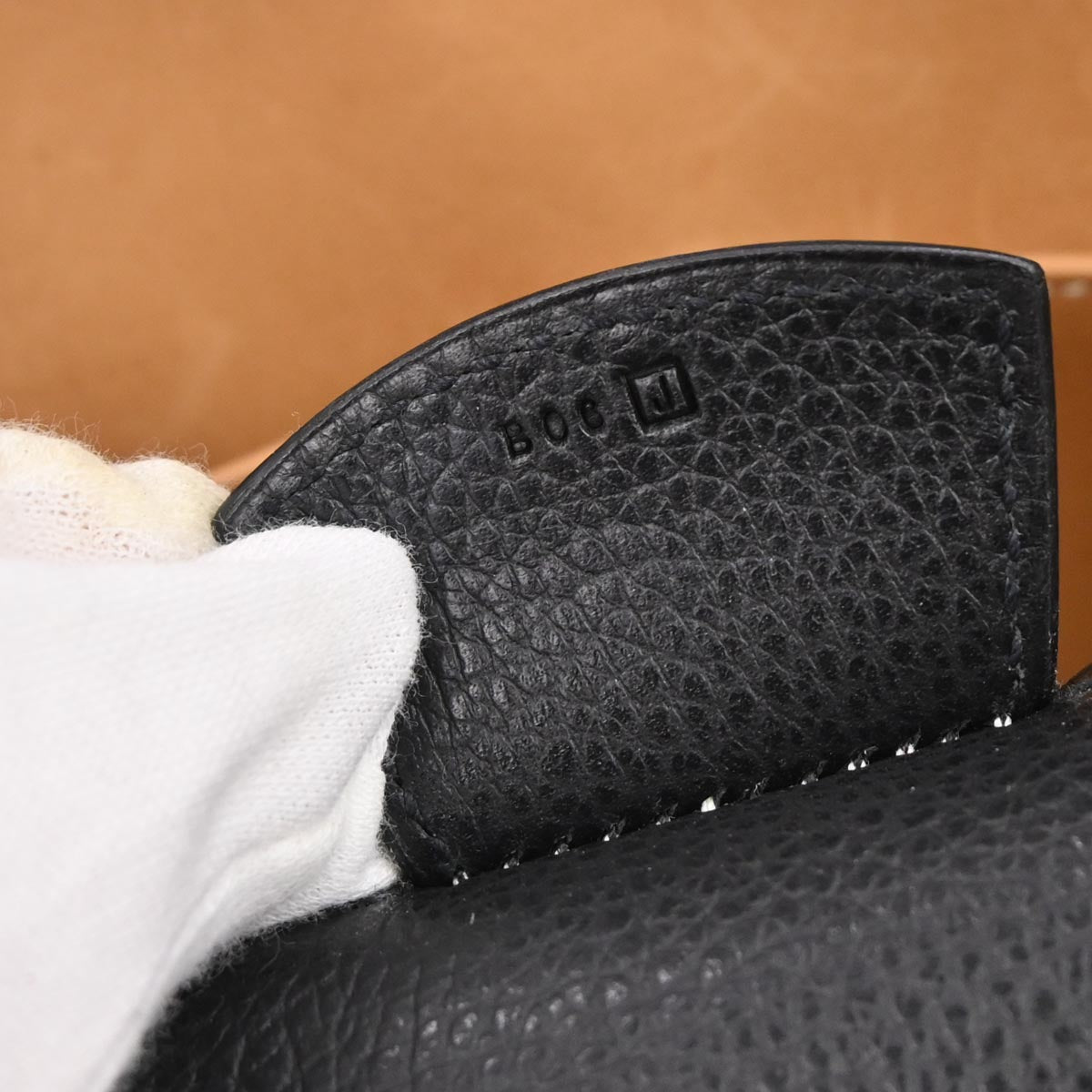 Hermes Black Courchevel Paris Bombay 40 Handbag